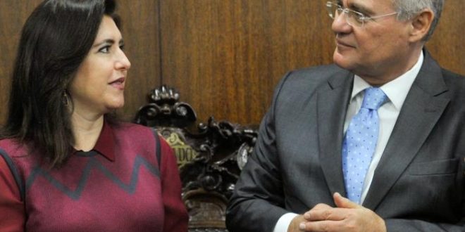 Renan Calheiros entra com ação no TSE contra convenção do MDB com Simone Tebet