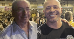 Eduardo Cunha e Daniel Silveira sobem em palanque ao lado de Bolsonaro em SP