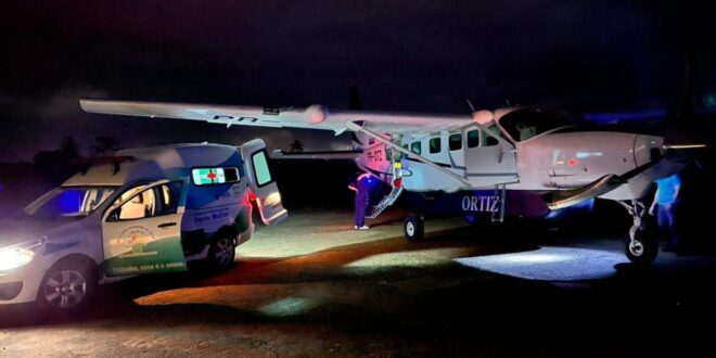 Aeródromo de Porto Walter garante serviço de transporte aeromédico de pacientes