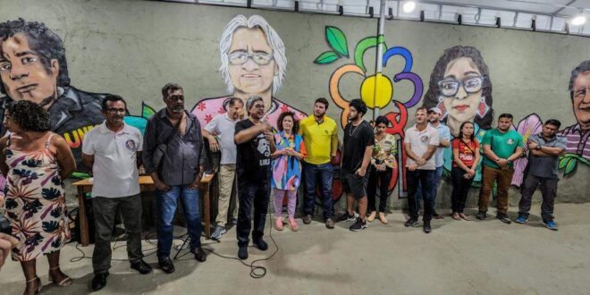 Em clima de entusiasmo PCdoB inaugura espaço que homenageia militantes históricos