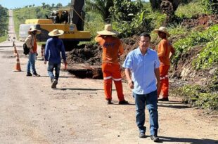 DNIT garante que obras das BRs no Acre não vão parar e Gonzaga que acionou bancada federal, agradece direção do órgão