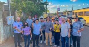 Jenilson visita comerciantes da Estação Experimental e recebe apoios e sugestões