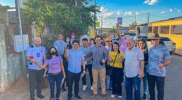 Jenilson visita comerciantes da Estação Experimental e recebe apoios e sugestões