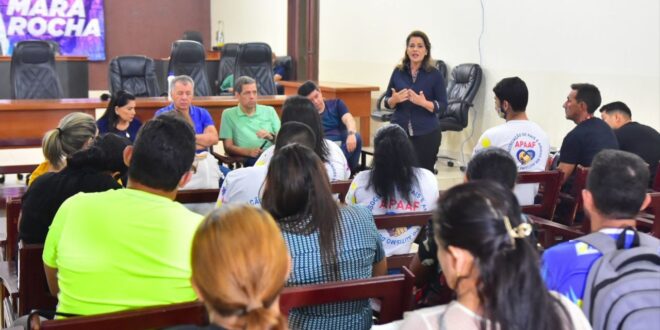 Em Feijó, Mara Rocha diz que vai estruturar todas as unidades hospitalares do estado com equipamentos de exames e médicos