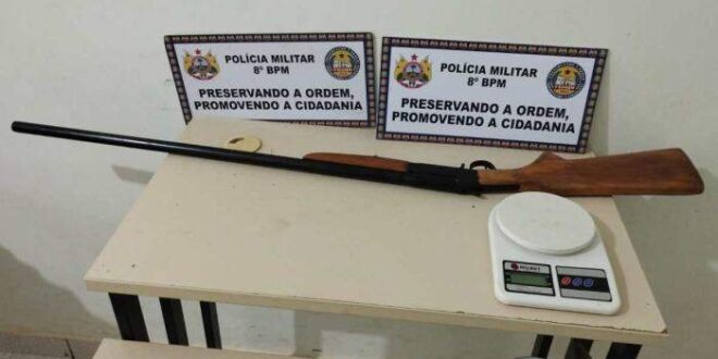 Homem é preso com espingarda calibre 16 em estrada do Acre