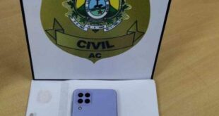 Polícia Civil recupera celular roubado de professor, em Sena Madureira
