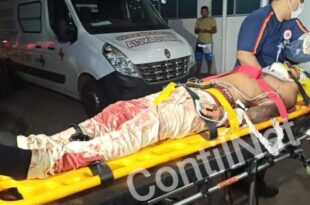 Motociclista fica em estado gravíssimo após acidente na BR-364
