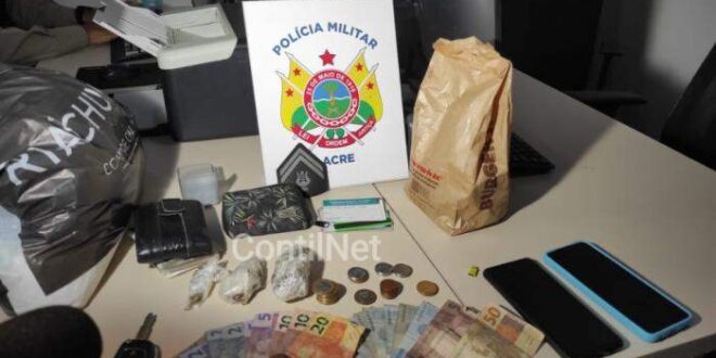 PM prende homens transportando drogas no Morro do Marrosa