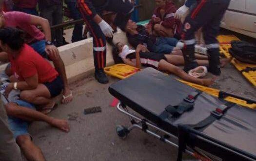 Grave acidente de trânsito é registrado na ponte José Nogueira Sobrinho, em Sena Madureira