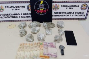 Homem é preso com mais de meio quilo de maconha em táxi na BR-364