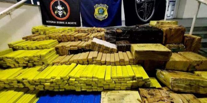 Operação da polícia apreende cerca de 1,5 tonelada de drogas no Rio