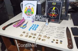 PM realiza operação e apreende adolescente com drogas em Rio Branco