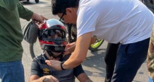 Jenilson Leite presta socorro à vítima de acidente de trânsito em Rio Branco