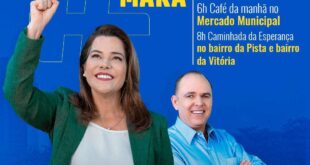 Confira a agenda de Mara Rocha, candidata ao governo do Acre nesta sexta 26