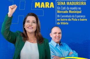 Confira a agenda de Mara Rocha, candidata ao governo do Acre nesta sexta 26