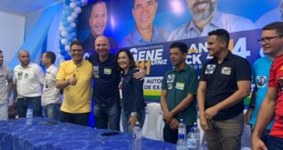Gladson comparece ao lançamento da candidatura de Gerlen Diniz a deputado federal e afirma: “Um homem sério e que trabalha muito pelo Acre”