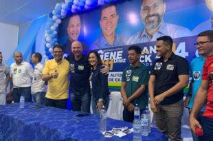Gladson comparece ao lançamento da candidatura de Gerlen Diniz a deputado federal e afirma: “Um homem sério e que trabalha muito pelo Acre”