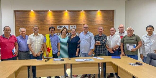 Na Fieac, Dr. Jenilson se reúne com representantes da indústria e apresenta propostas para o Senado