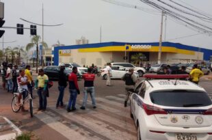 Mototaxistas protestam contra a RBTrans- vídeo
