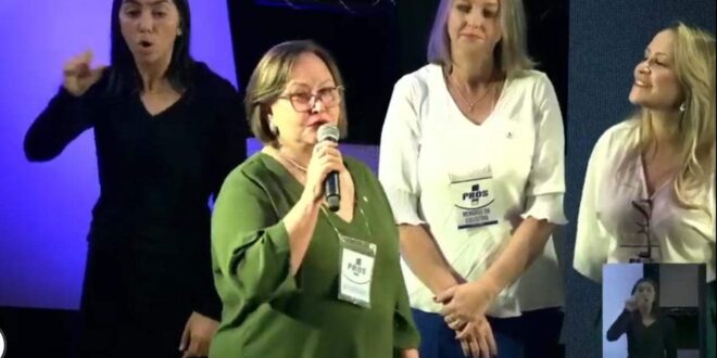 Em Brasília, Vanda Milani participa da Convenção Nacional do Partido Republicano da Ordem Social, PROS