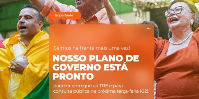 Petecão registra sua candidatura ao governo do estado nesta terça (02)