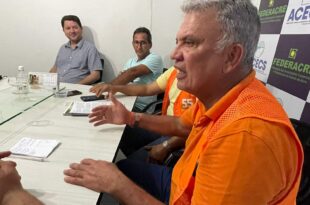 Petecão se reúne com empresários da construção civil em Cruzeiro do Sul