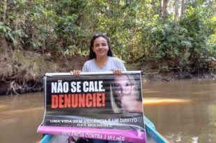 Vereadora de Rodrigues Alves leva campanha pelo fim da violência contra mulheres, para a zona rural
