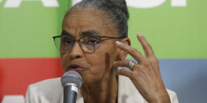 Marina Silva manifesta apoio e pede votos para Sanderson Moura