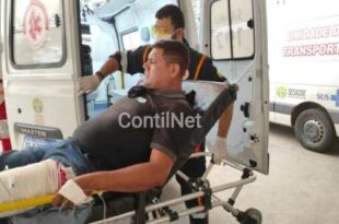 Motorista de veículo colide com duas motocicletas e capota às margens do Rio Acre
