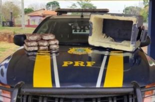 PRF apreende 8kg de cocaína dentro de térmica na BR 317 rumo à capital do Acre