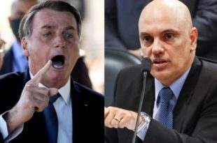 Bolsonaro fala em 'canetada' de 'vagabundo' ao atacar decisão de Moraes contra empresários