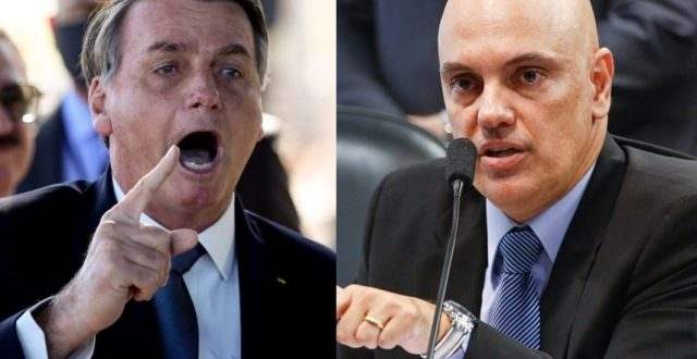 Bolsonaro fala em 'canetada' de 'vagabundo' ao atacar decisão de Moraes contra empresários