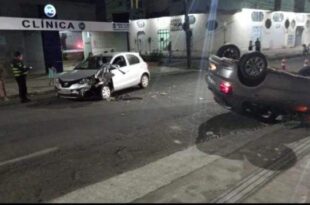 Mulher fica ferida após capotar veículo em Rio Branco