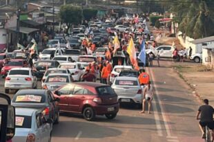 Carreata de Petecão mobiliza centenas de veículos e clima "contagiante" chama atenção