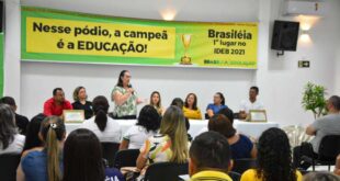 Educação de Brasiléia comemora o primeiro lugar do IDEB 2021