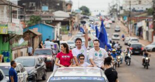 Gladson mostra força em mega carreata no Calafate