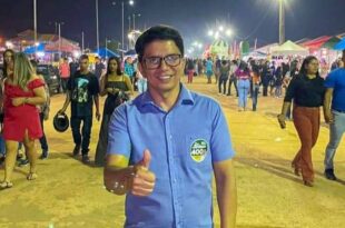 Dr Jenilson Leite é recebido com carinho em ExpoSena