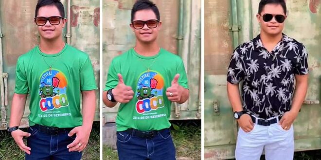 Jovem com síndrome de down é candidato em concurso de beleza em Mâncio Lima
