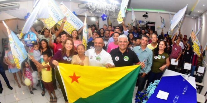“Depois de 20 anos de Florestania e de Gladson, Acre ficou no atraso, precisamos mudar,  diz Mara em lançamento de candidatura de Luziel