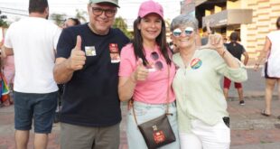 "Lamento a ausência dos demais candidatos', diz Nilson Euclides na Parada do Orgulho LGBTQIAP+