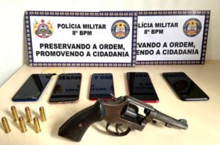 PM apreende arma de fogo e tira cinco infratores de circulação no interior do Acre