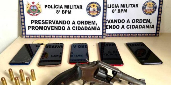 PM apreende arma de fogo e tira cinco infratores de circulação no interior do Acre