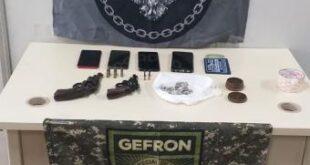 Tropa de elite no Acre prende trio com armas e drogas na fronteira