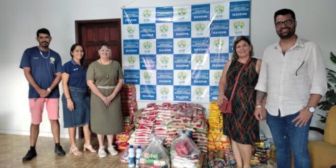 900 quilos de alimentos são arrecadados pela corrida do servidor em Cruzeiro do Sul