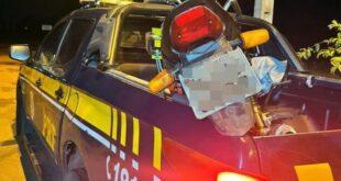 PRF recupera moto com restrição de roubo em Rio Branco-AC