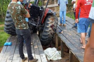  Jovem morre esmagado por trator em Brasiléia