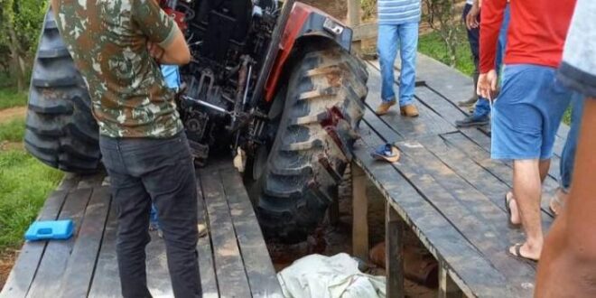  Jovem morre esmagado por trator em Brasiléia