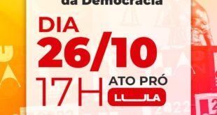 Juristas em defesa da democracia realizam no Acre ato pró-Lula