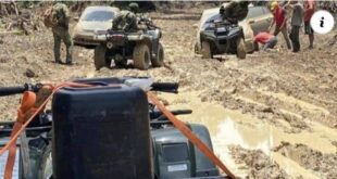PM resgata taxistas atolados em ramal entre Cruzeiro do Sul e Porto Walter