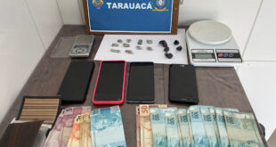 TARAUACÁ: PM ESTOURA DUAS "BOCAS DE FUMO", DESATICULA PONTOS DE TRÁFICO DE DROGAS E PRENDE 3 PESSOAS ENVOLVIDAS